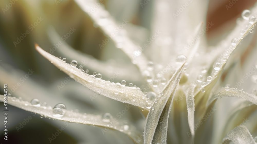Poster a close up of macro photography of nature in dull style with a soft focus. generative ai image aig30
