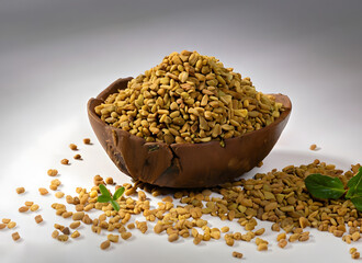 Naturbelassene Linsen auf wei&szlig;em Untergrund &ndash; Vegane Proteinquelle