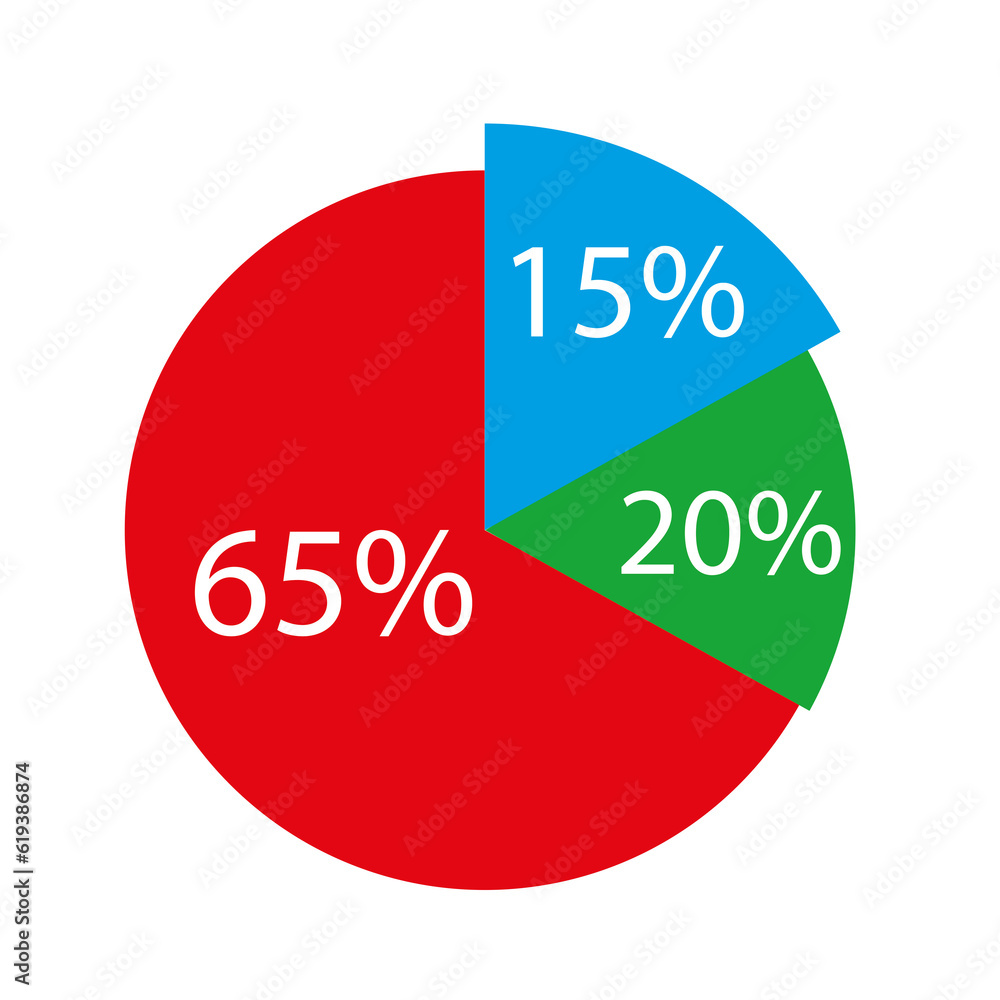 Poster modern vector abstract pie chart infographics elements.can be used for workflow layout, diagram, num