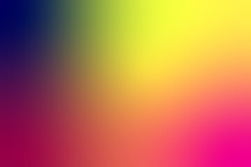 Yellow and pink colorful abstract gradient background
