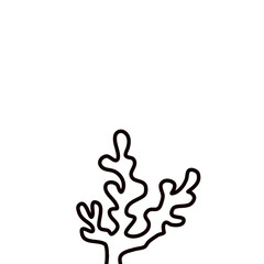 Obraz premium Coral Outline