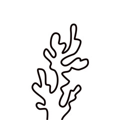 Obraz premium Coral Outline