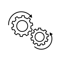 Сustomisation vector icon. customize illustration sign. mechanical symbol. settings logo. Option mark.	