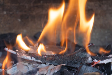 Feu de cheminée