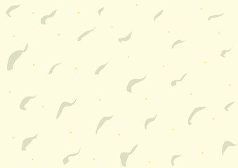 pattern with drops of water on light  yellow background 