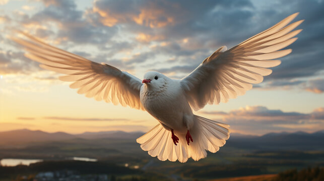 pigeon in flight HD 8K wallpaper stock photographic image