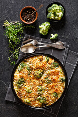 tasty Chicken Broccoli mushroom Casserole on dish