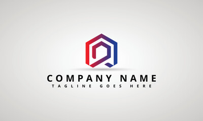 Vector Set Of Abstract Geometric Logos. Art Deco, Hipster, Gradient Line Style. Hexagon, Triangle, Polygon Linear Shapes. Retro