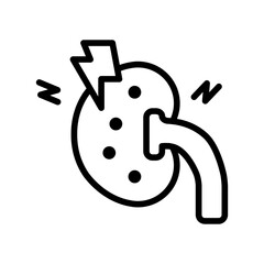 Kidney stone icon