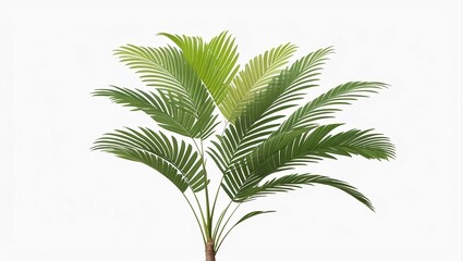 Plant on a white background, generative AI
