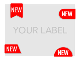 New arrival product tag stickers
