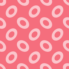 Polka dot vector background. Bright multi colored polka illustration.