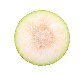 Breadfruit, Artocarpus altilis isolated on white background.