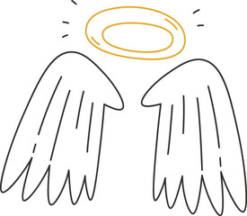 Angel Wings With Halo