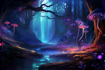 fairy tale, fantasy landscape background