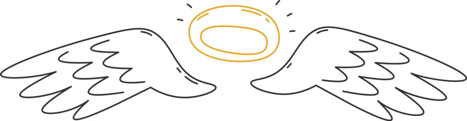 Angel Wings With Halo