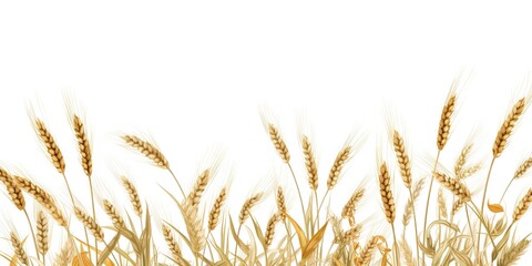 AI Generated. AI Generative. Wheat harvest field plant on canvas. Mockup decoration texture background. Farm harvest food bakery deocration graphics. Graphic Art
