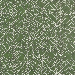seamless pattern with leaves,AI generated