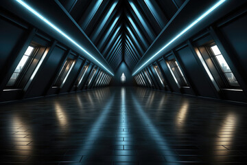 Explore the Future: Stunning 3D Renders of Abstract, Futuristic Underground Architecture
