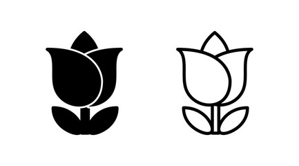 Flower icon vector. floral icon. flower logo