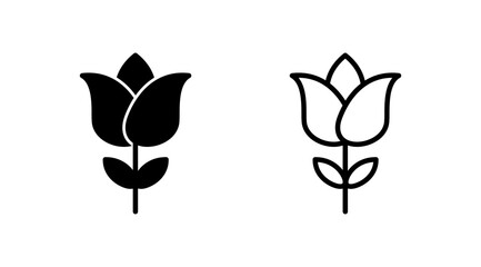 Flower icon vector. floral icon. flower logo