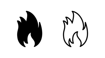 Fire icon vector. fire flame icon