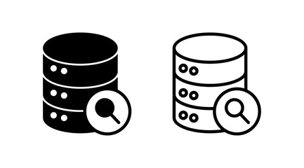 Database icon vector. server icon. storage