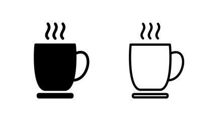 Cup coffee icon vector. coffee cup icon. mug