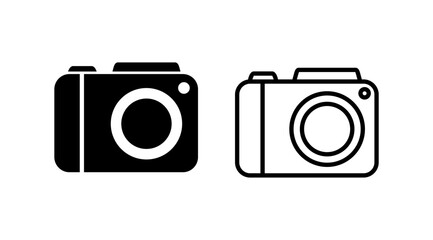Camera Icon in trendy flat style isolated. Camera symbol web site design