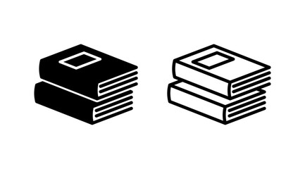 Book icon vector. Open book vector icon.