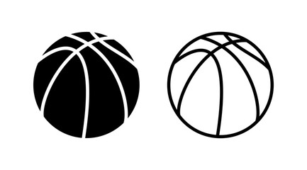 Basketball icon vector. basketball logo vector icon