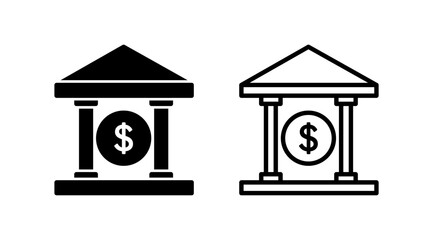 Bank icon vector. bank icon symbol