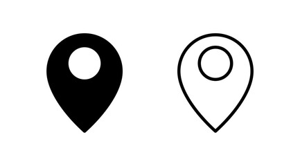 Address icon vector. location icon. address symbol. pin