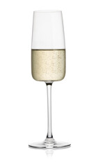 Sparkling exquisite champagne in glass