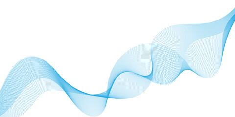 Abstract wave lines. Design element for technology, science, modern concept background .vector eps 10