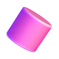 Gradient 3D Abstract Shape