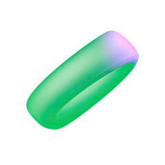 Gradient 3D Abstract Shape