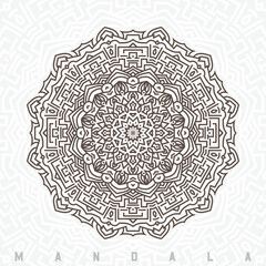 vector lineal mandala background