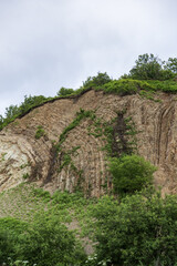 layered mountainside