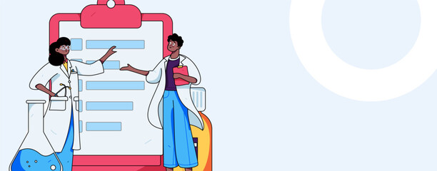 Medical Characters Anti-epidemic Flat Vector Concept Operation Hand Drawn Illustration
