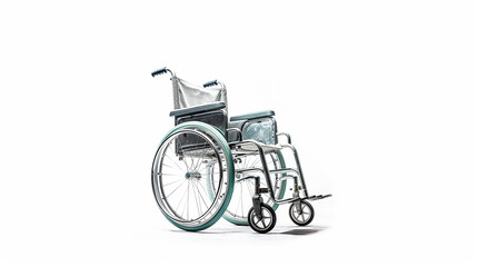 Fototapeta na wymiar wheelchair isolated on a white background. Generative AI