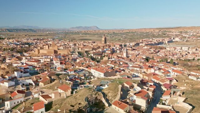Guadix, Granada  (Andalucia, Spain) Drone