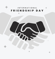 International friendship day social media post banner design