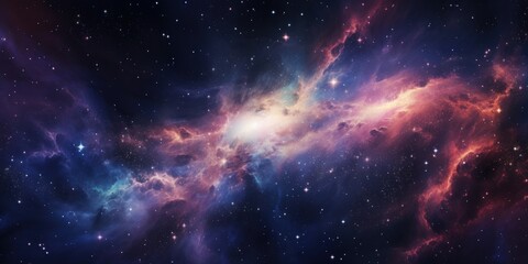 Beautiful nebula in outer space
