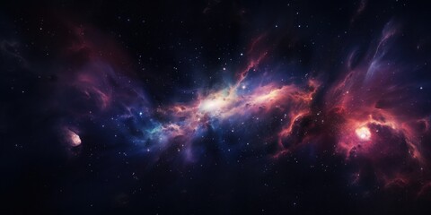 Beautiful nebula in outer space
