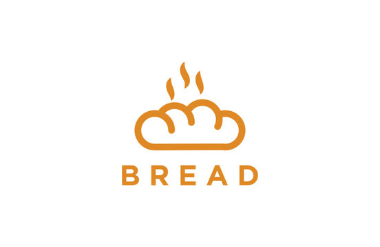 Homemade bakery logo template for bakery company, luxury vector