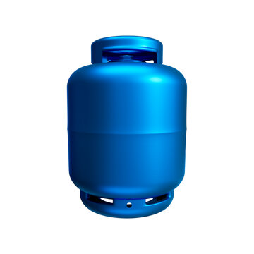 3d render cylinder blue supermarket