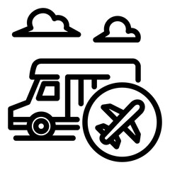 Shuttle Van Icon