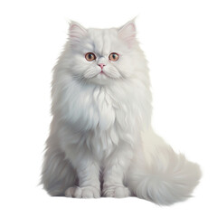 white Persian cat