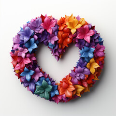 Flower, Heart, LGPTQ+, Rainbowcolors, Colorul, Symbol